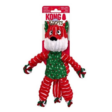 KONG Floppy Knots Christmassy Fox