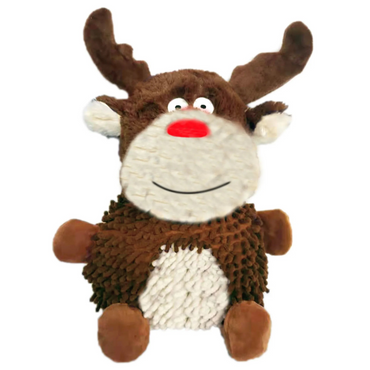 Reindeer Animate Christmas Noodle Dog Toy