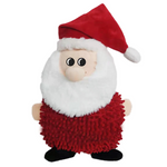 Noodle Santa Squeaky Dog Toy